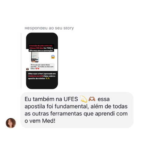 Depoimento de aluna VemMED 33