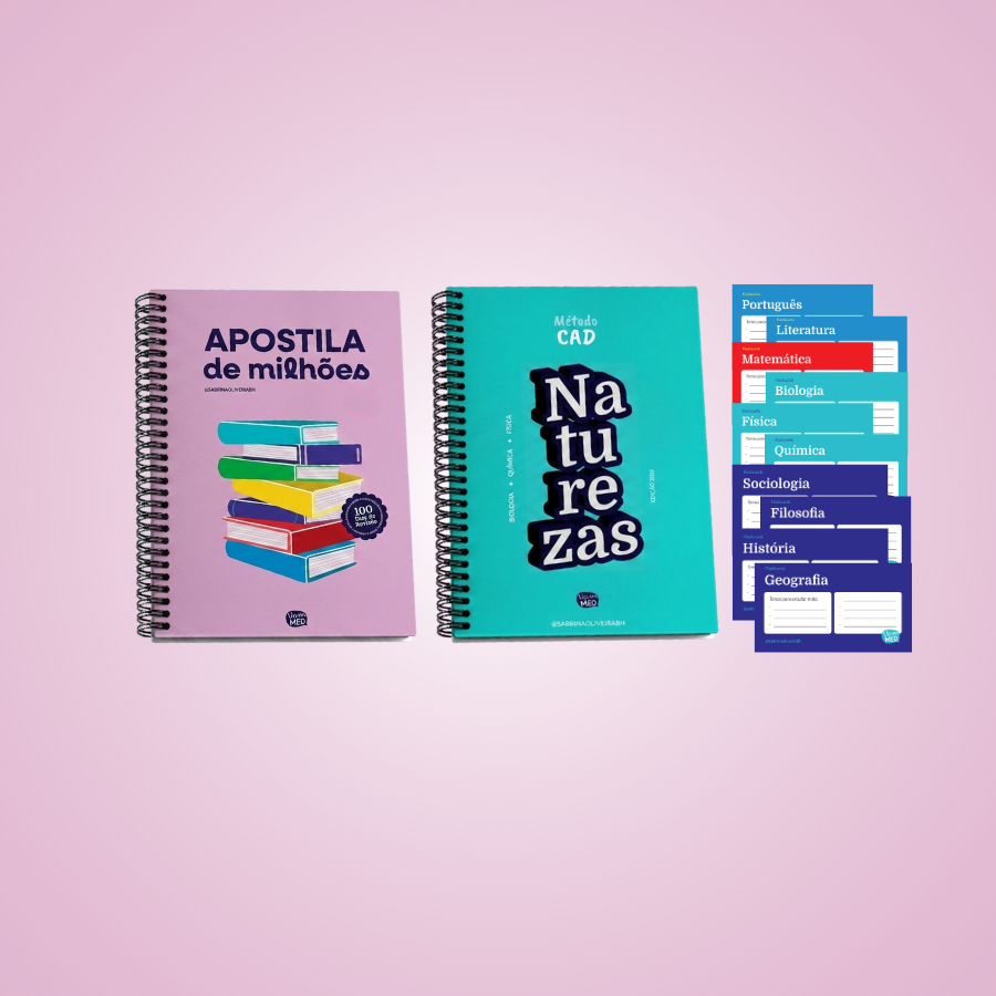 Apostila com CAD Naturezas e Flashcards VemMED